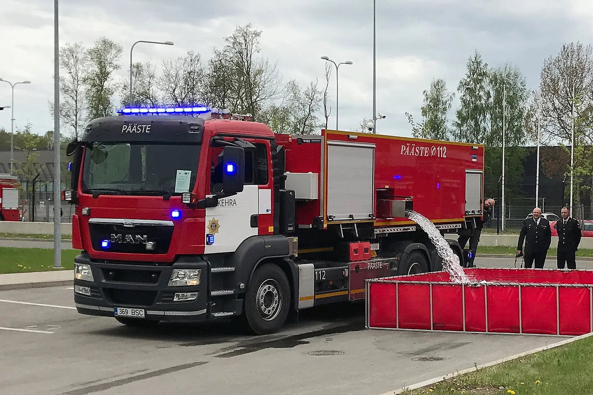 Uued MAN konteinerautod Päästeameti autopargis