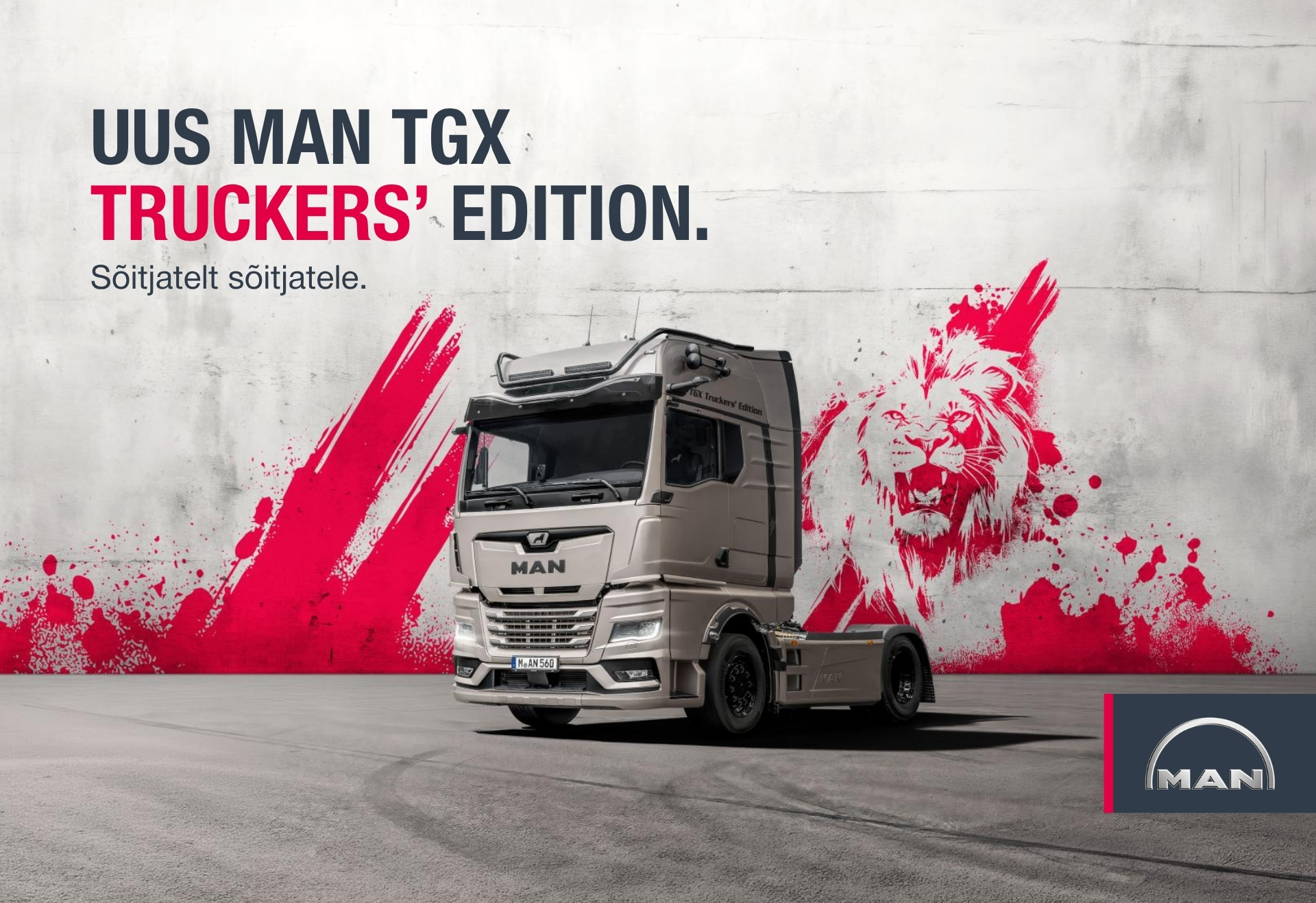 Uus MAN TGX TRUCKERS' EDITION on kohal!